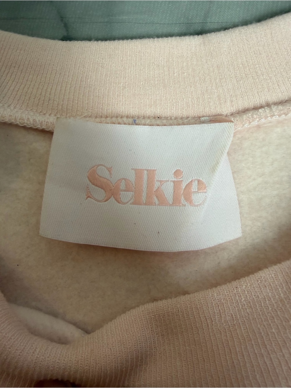 Selkie Pink Puff Sleeve Sweatshirt Romantic Art Print Coquette Fairycore Size L - Picture 3 of 16